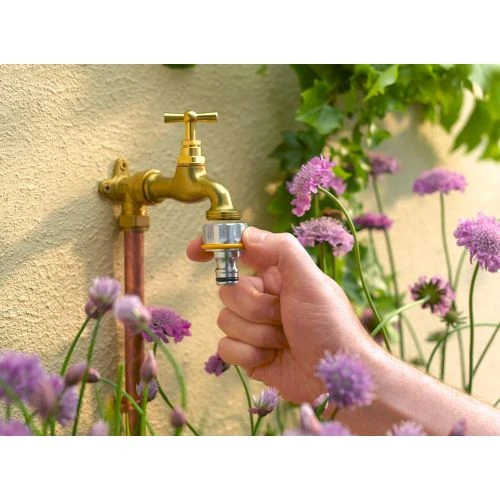 Raccord Métal Hozelock Pour Robinet Fileté Extérieur Pro – Image 2