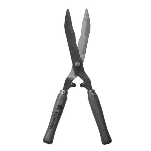 Ciseaux De Taille Mermier à Lames Ondulées Forgées En Acier Trempé Avec Manche En Bois - 402121